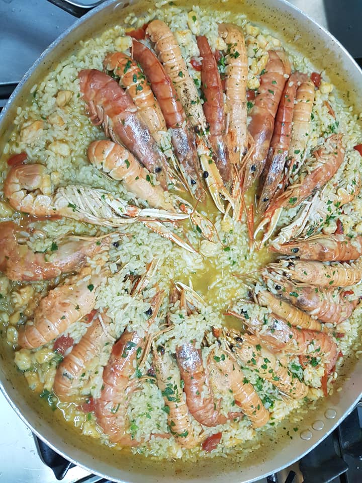 piatto di gamberoni