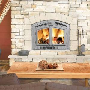 indoor fireplace installation