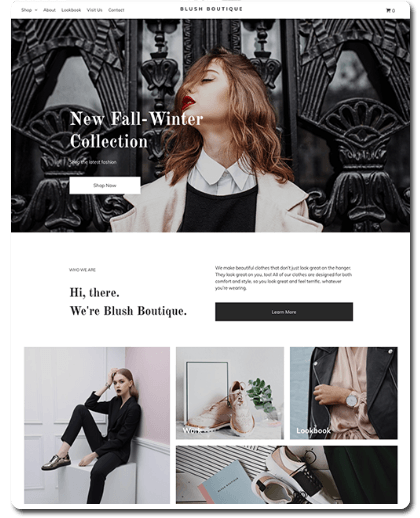 Online Clothing Fashion Store Website