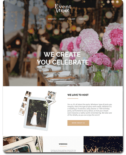 Event Planner Website