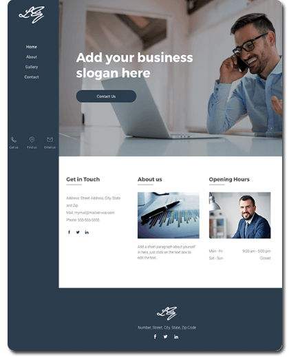 Financial Bookkeeper Website
