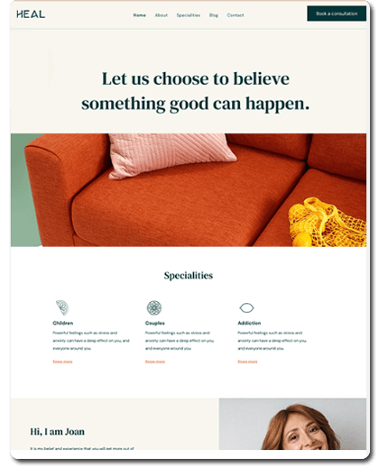 Therapist Website