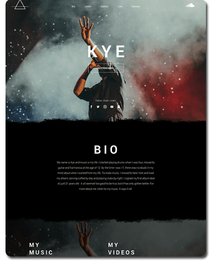 Musician Website