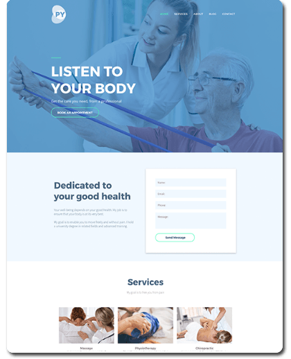 Physiotherapy Website