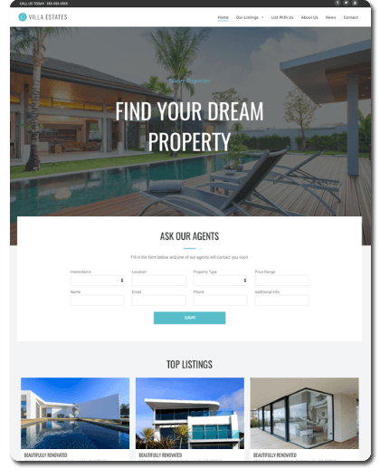 Real Estate Website