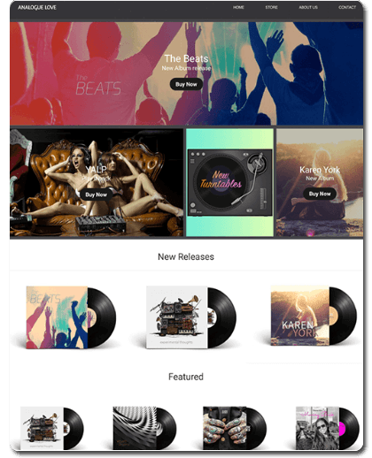 Record Store Website