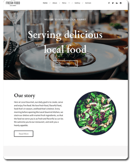 Restaurant Website