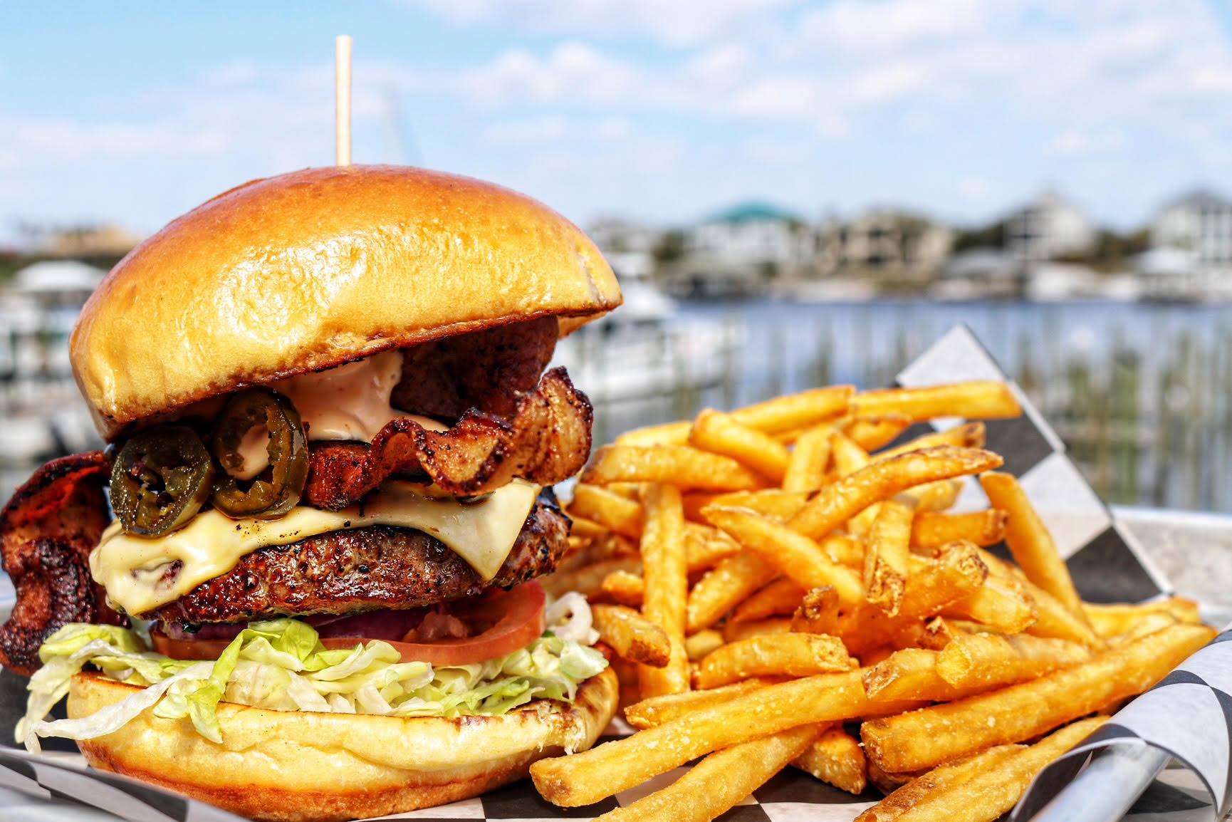 hamburger in gulf shores