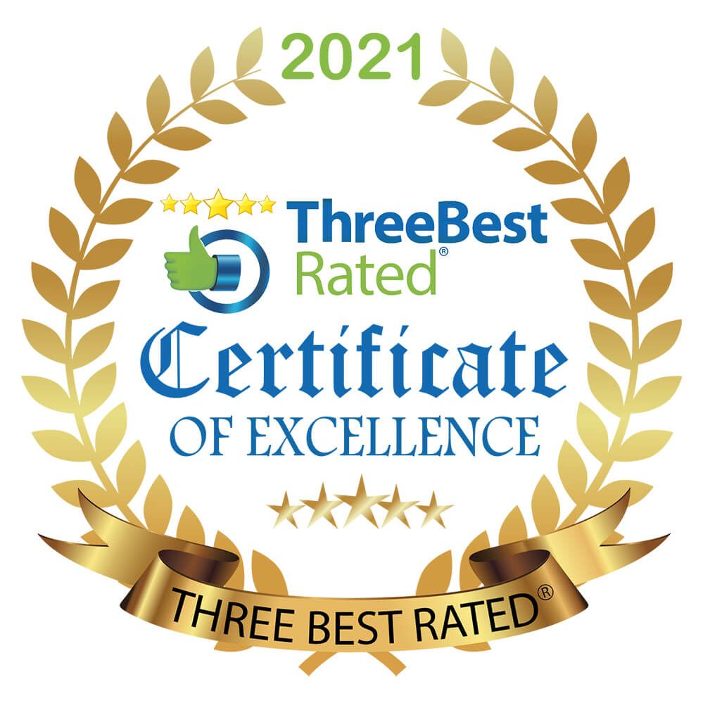 three best rated bagde