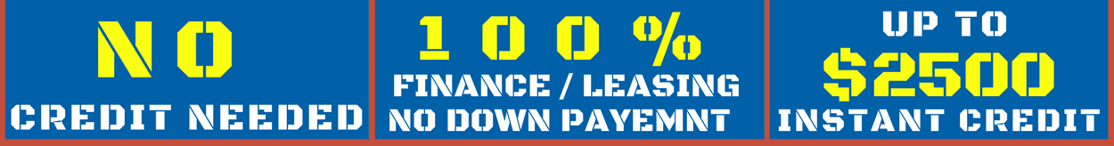 100% Finance Available