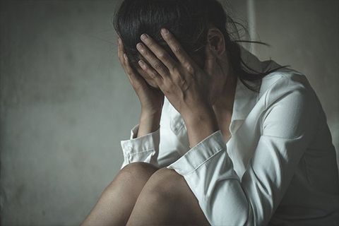 Lady Sitting and Emotionally Stressed — Fresno, CA — Law Office of Ralph Torres Lady Sitting and Emotionally Stressed — Fresno, CA — Law Office of Ralph Torres