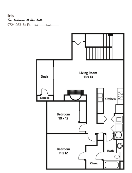 Iris Floor Plan