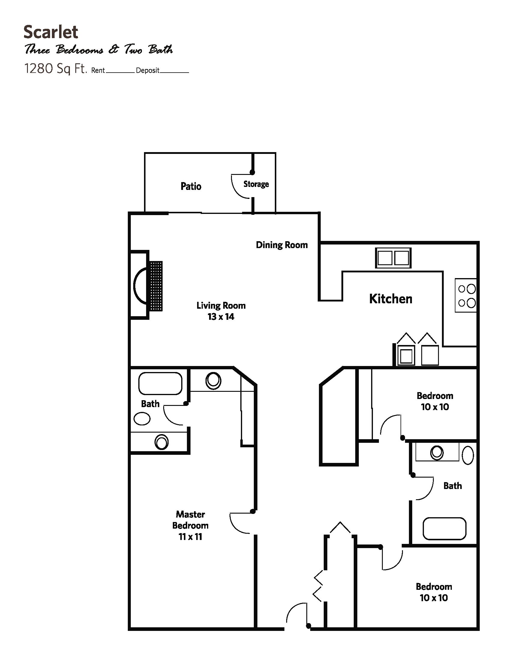 Scarlet Floor Plan