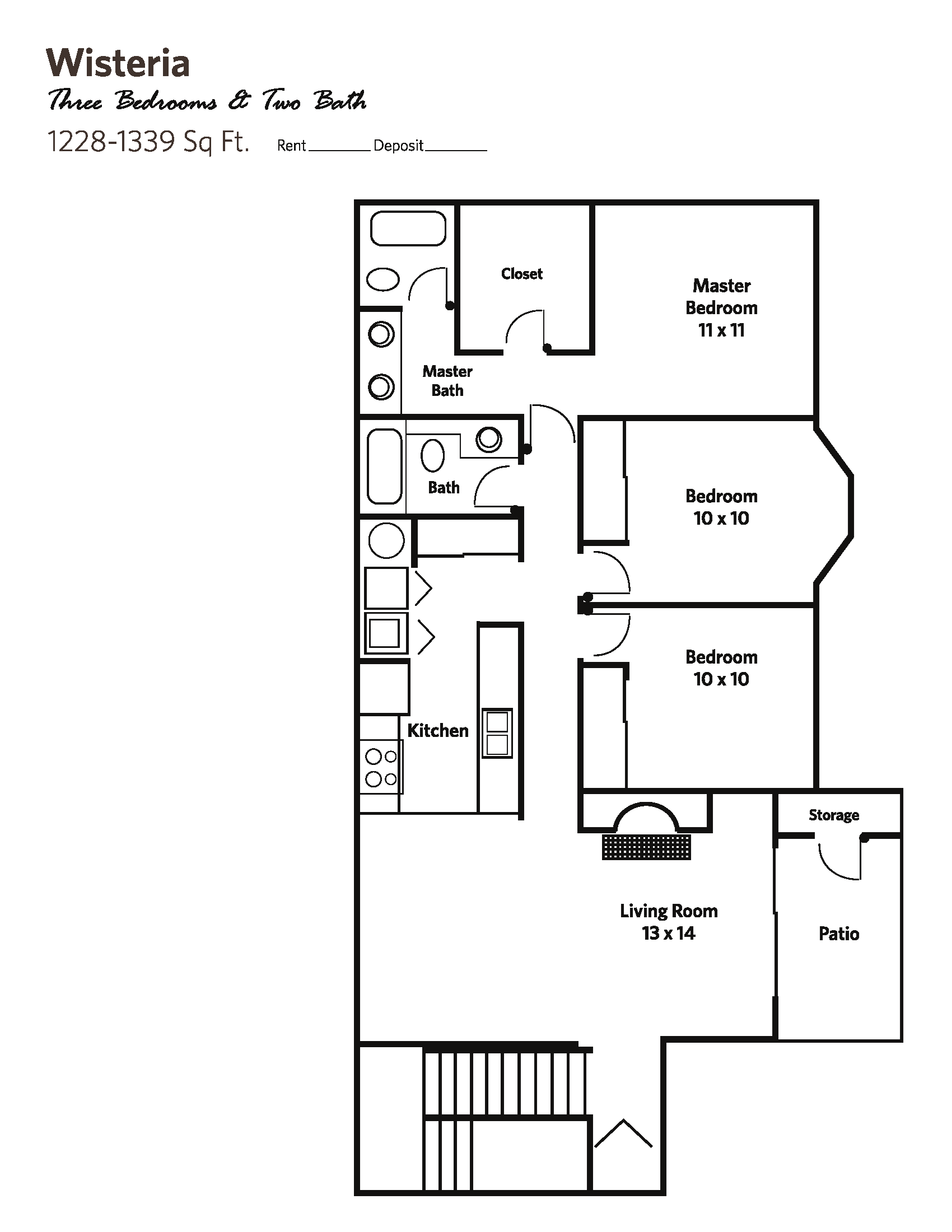Wisteria Floor Plan