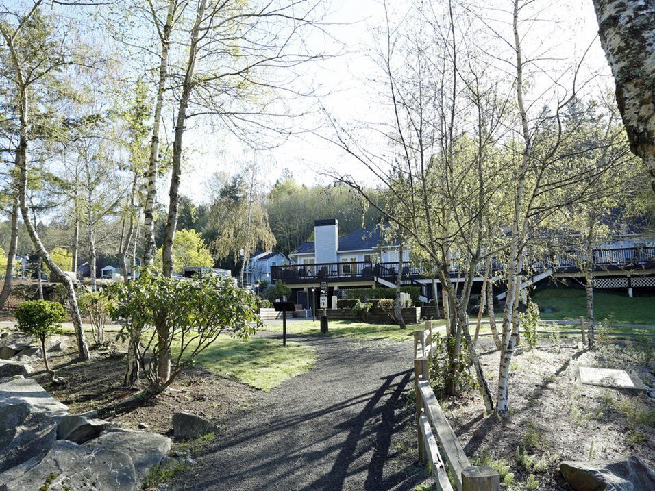 Exterior of walkway