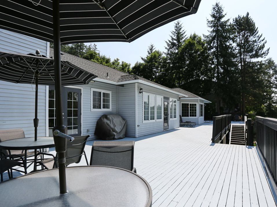 Exterior view of deck