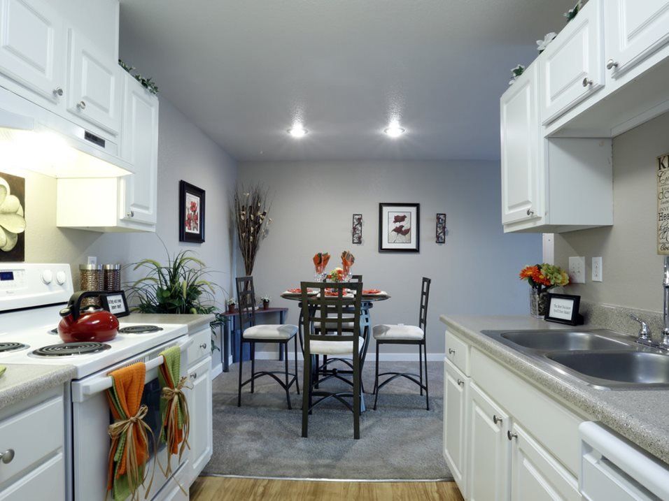 Interior of kitchen