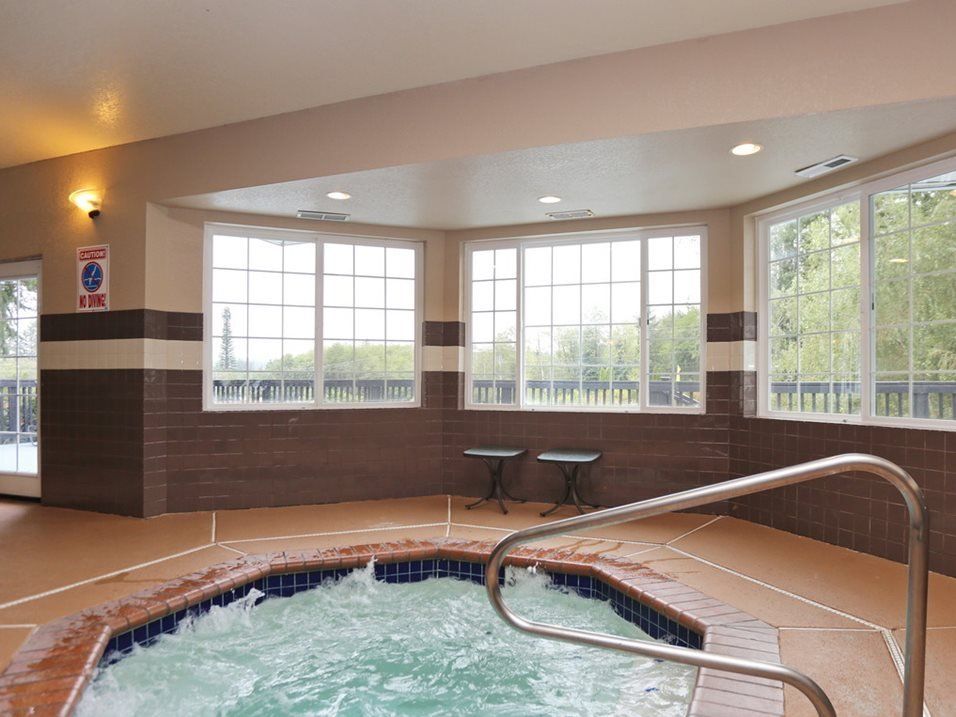Interior view of a spa