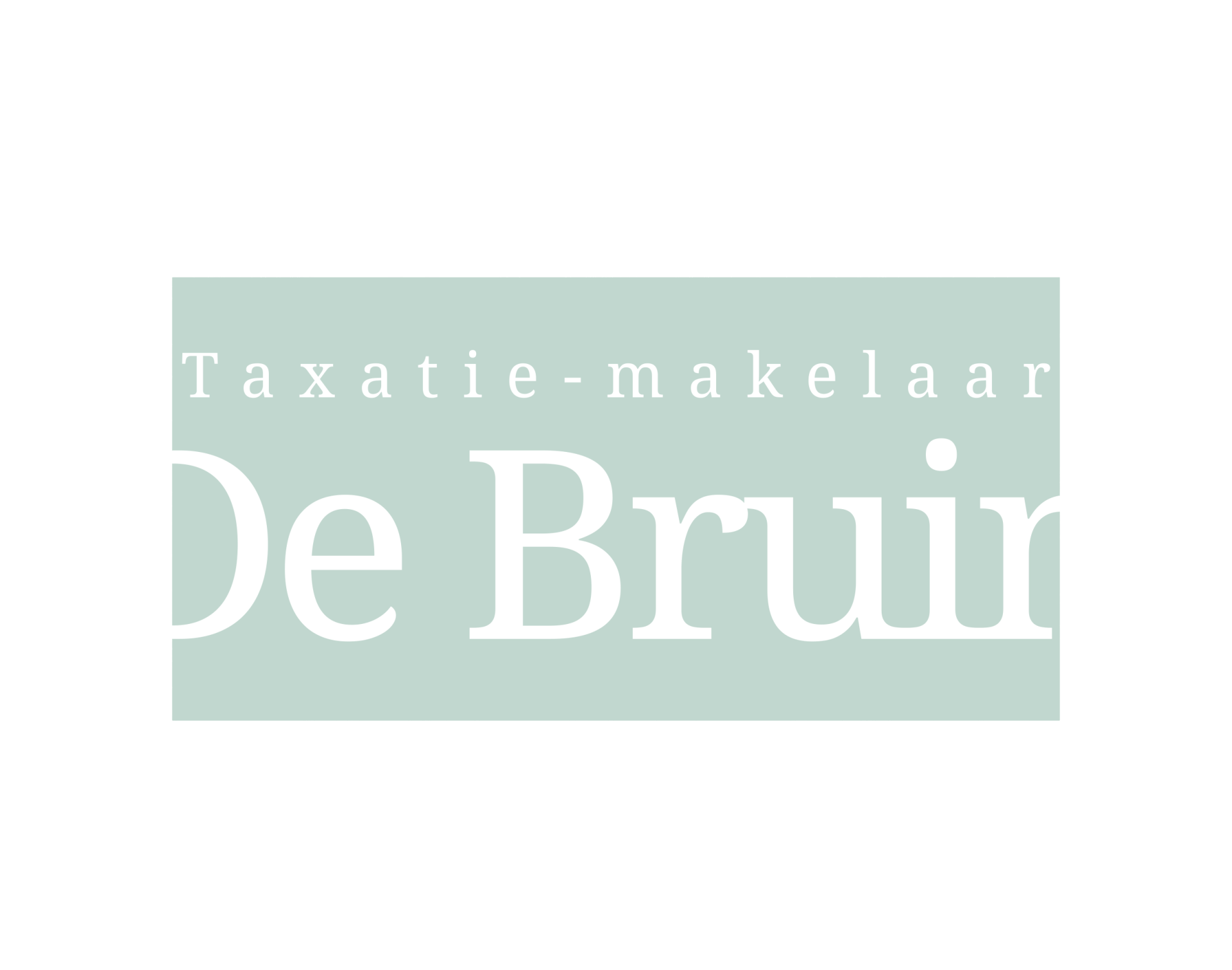 Logo van Taxatie-makelaar de Bruin