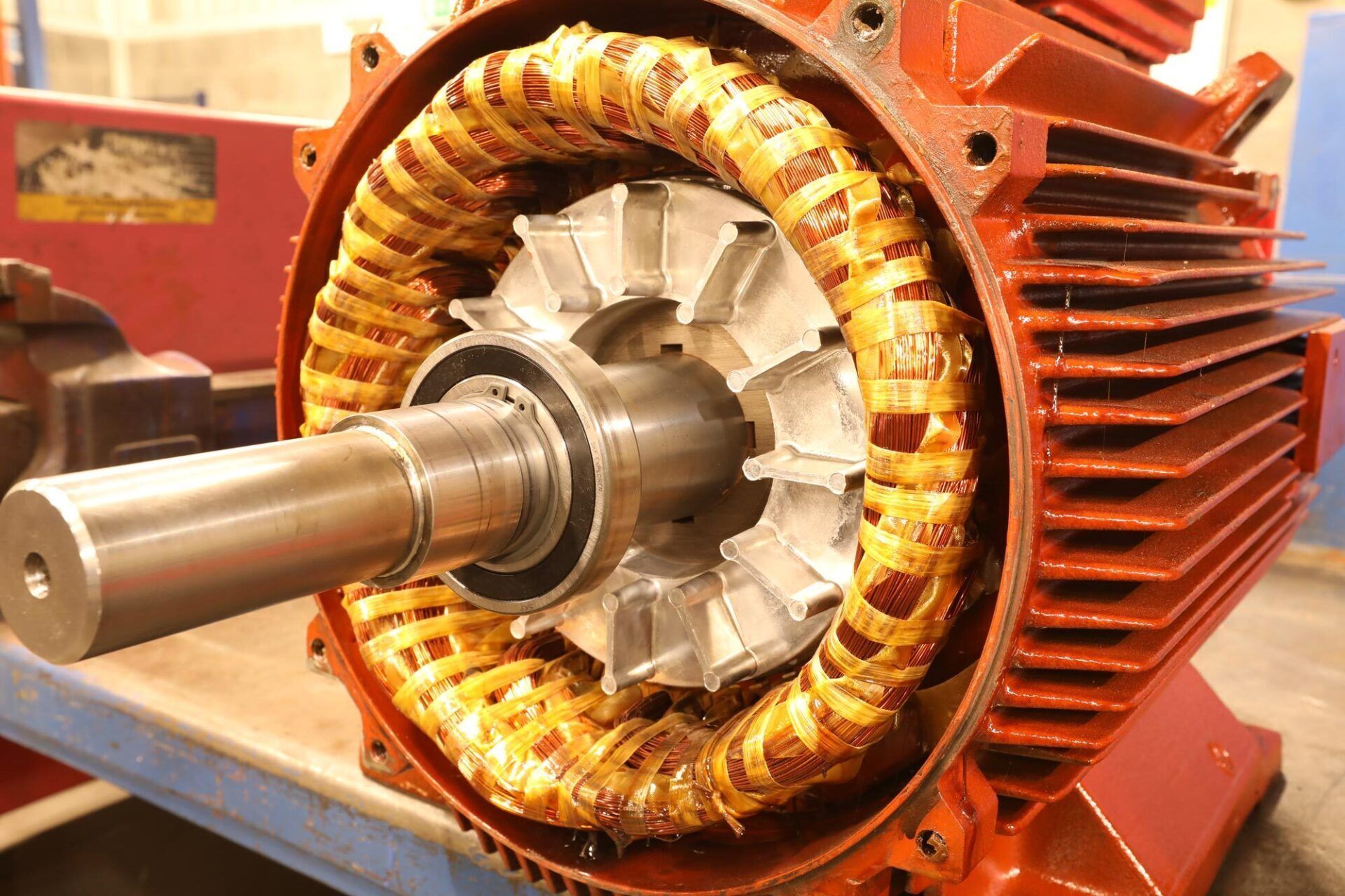 Close up of pump