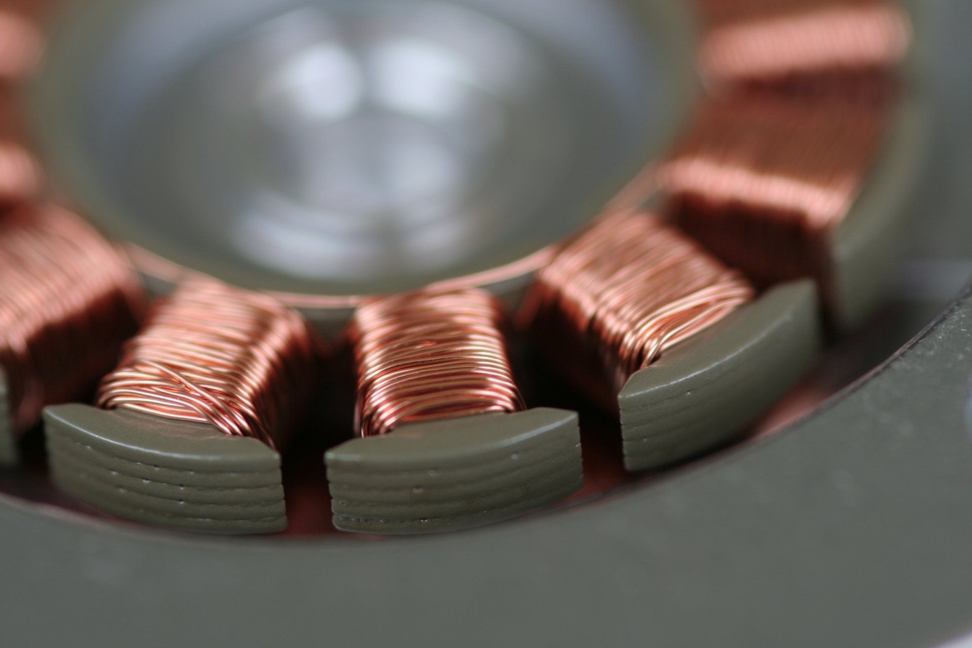 electric motor stock close-up