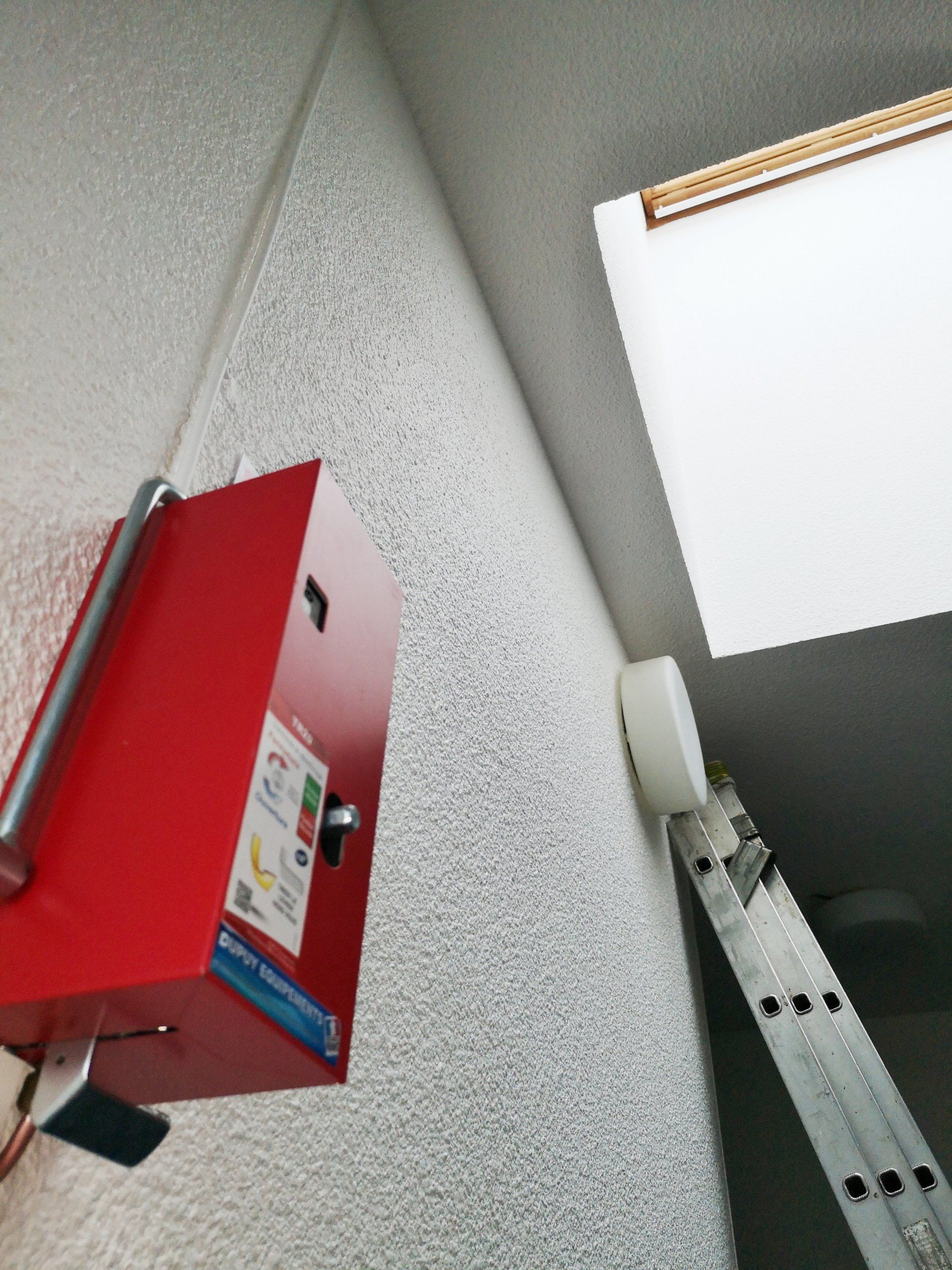 Commande de désenfumage dans un escalier