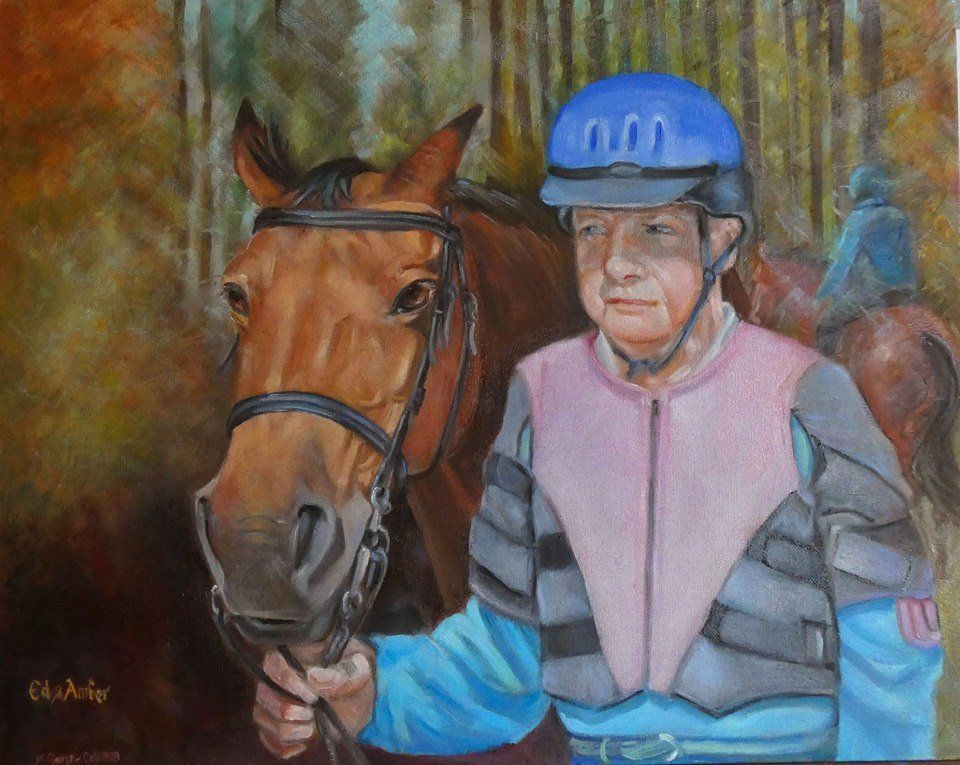horse and horse rider