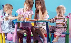 children in nursery