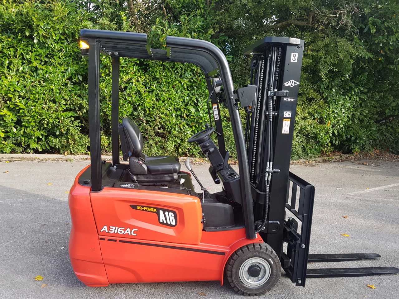 range of forklift trucks