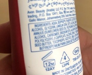 Number of beauty product to show how long it can be kept
