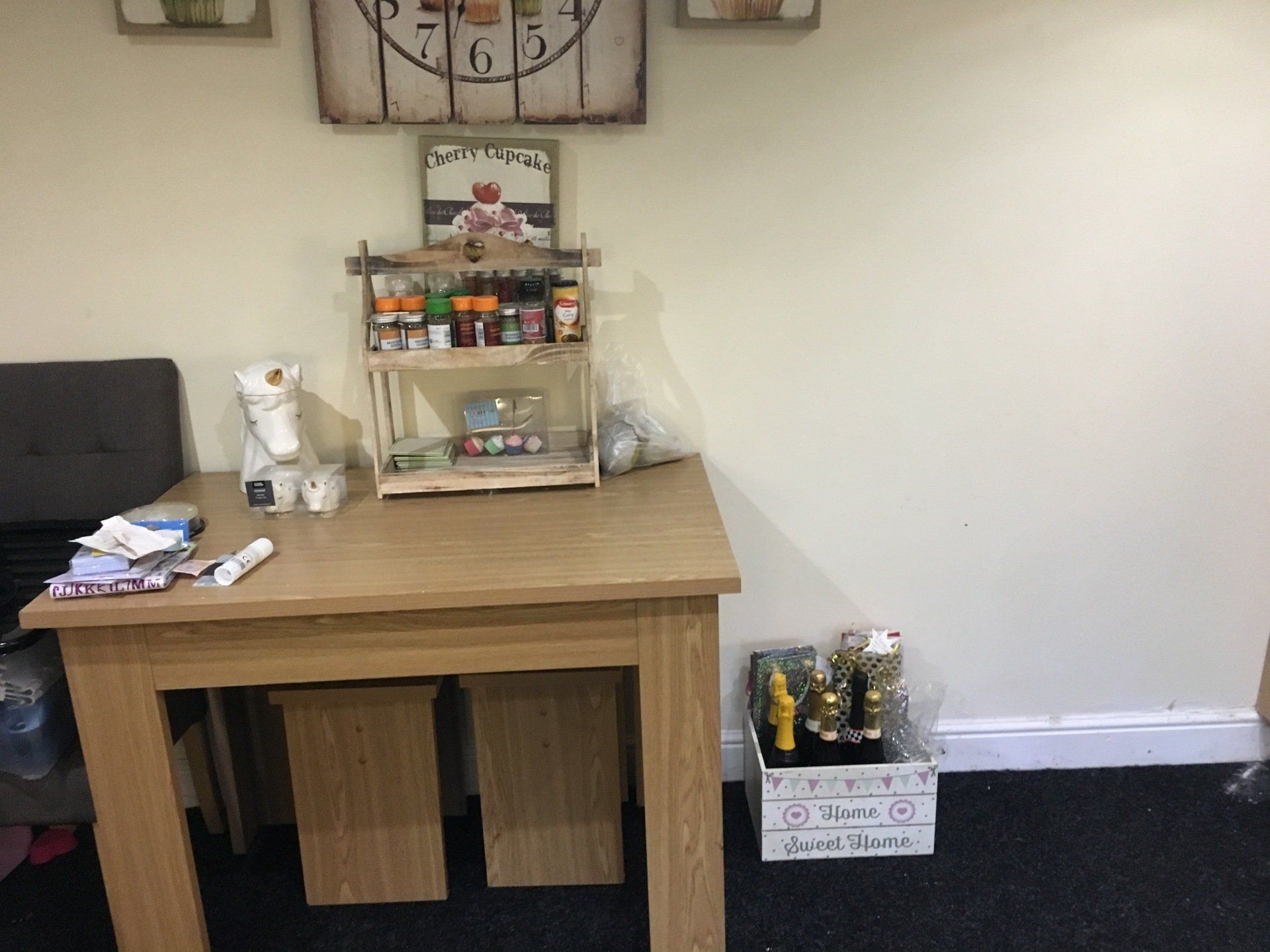 After organising the kitchen clutter