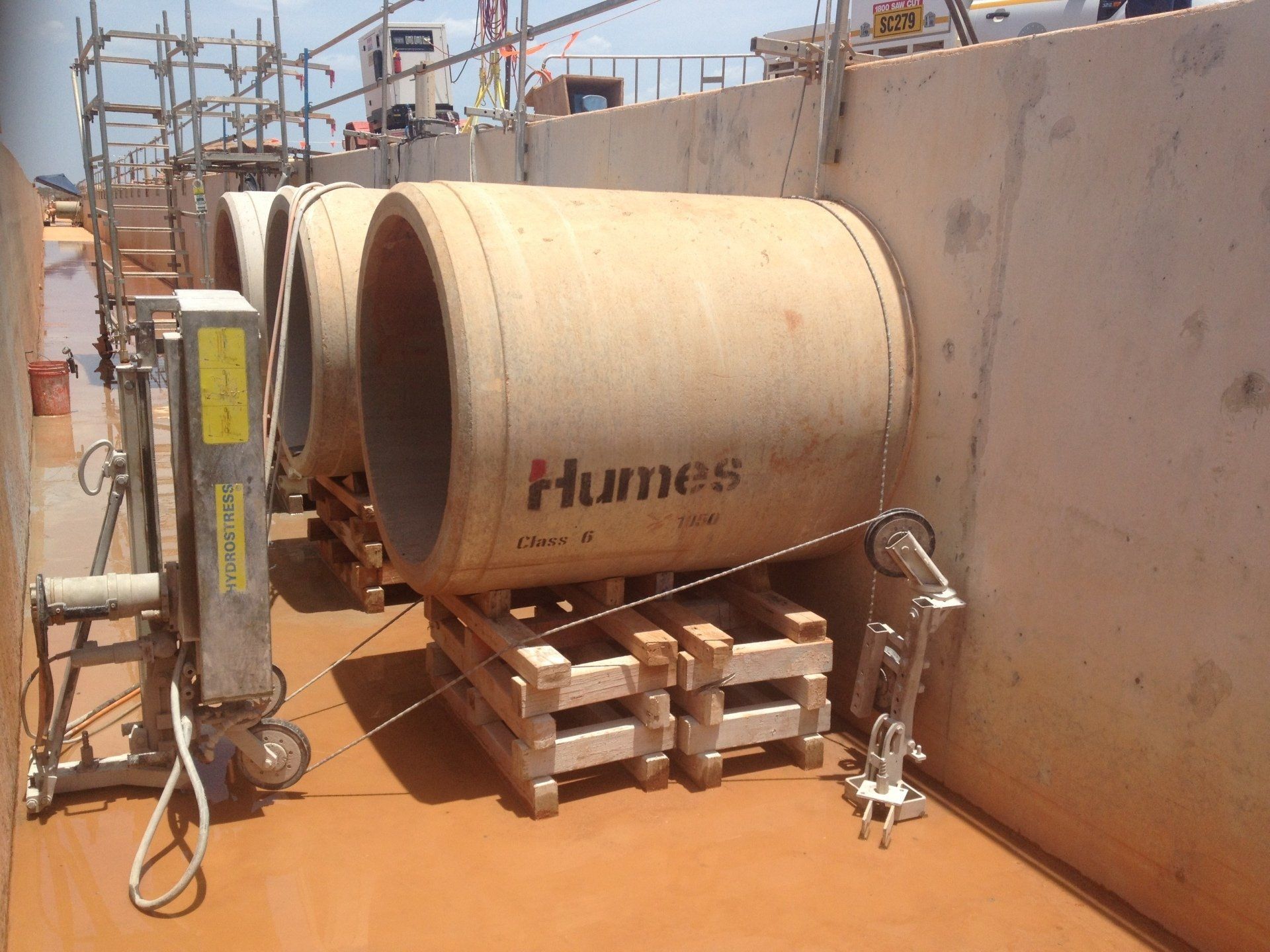 Wire Saw Large Pipe — Super City Concrete Cutting In Darwin, NT