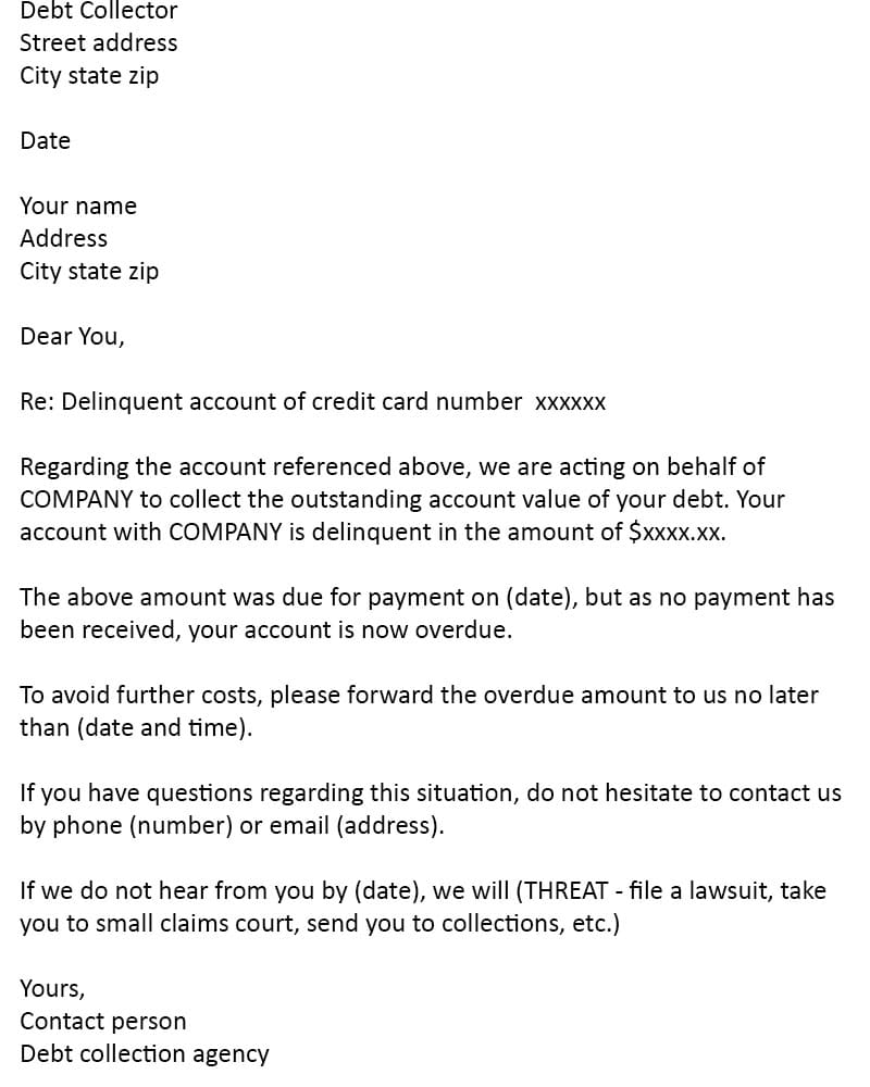 demand payment letter sample