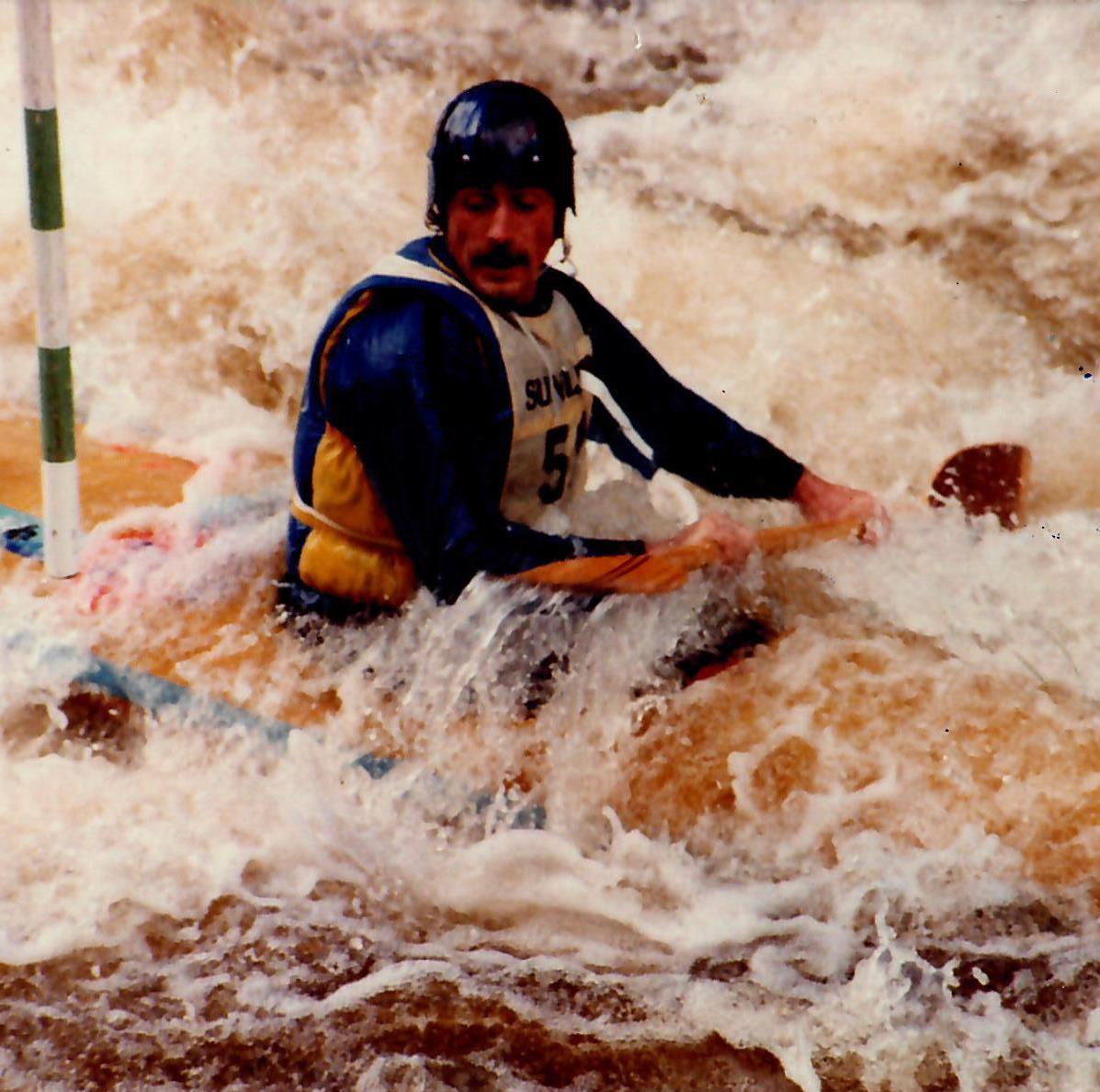 Old school kayaking on the Tryweryn