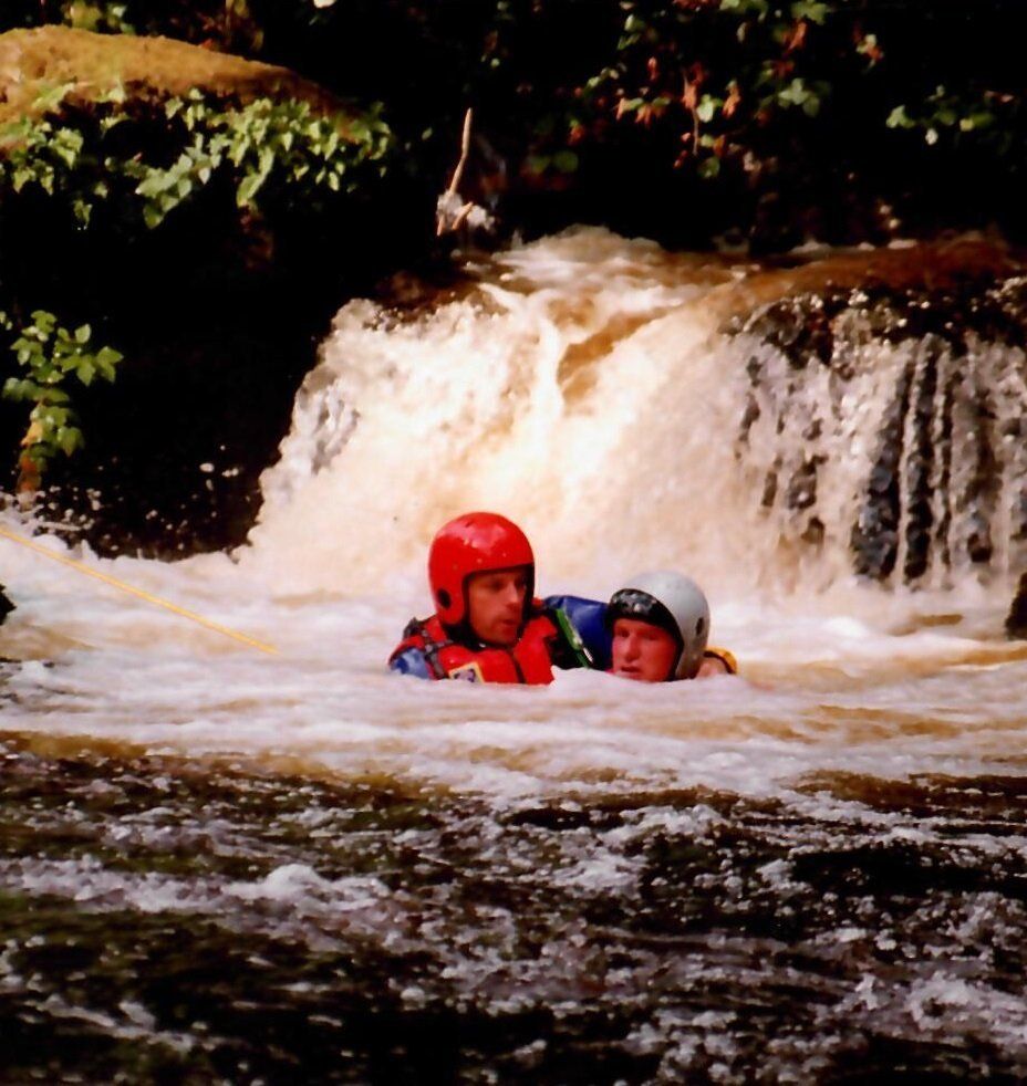 Swimming at Bala Mill  Falls