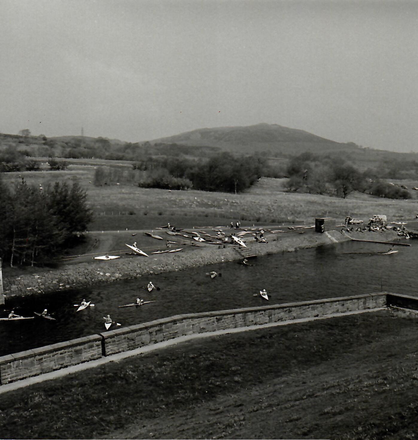 Kayaking at Canolfan Tryweryn