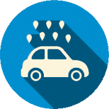 Icona pioggia auto