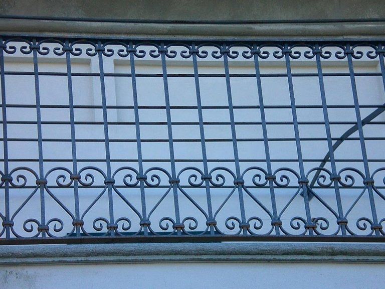 Decorazioni su una ringhiera