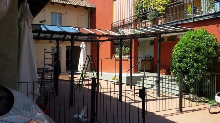Ingresso di un condominio