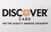 Discover logo with dark text and gold curved accent on a white background