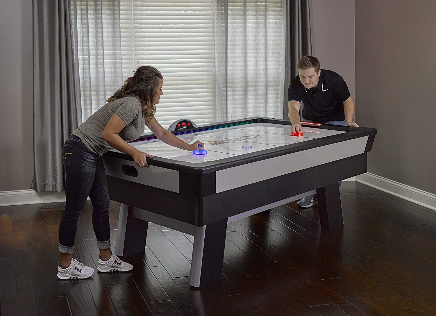 people playing games at home