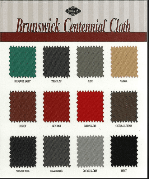 felt choices for pool tables