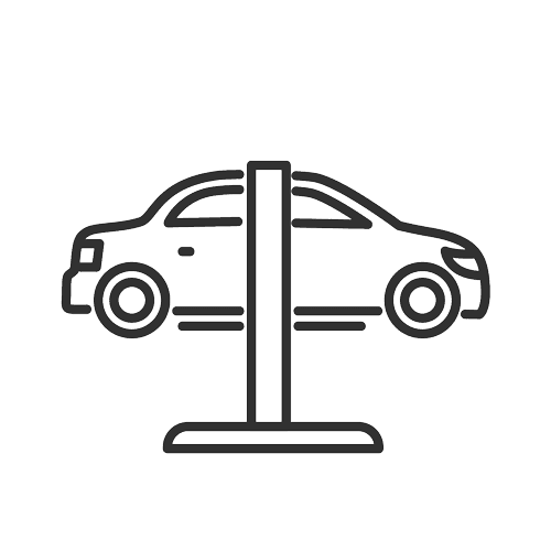 car on elevator icon