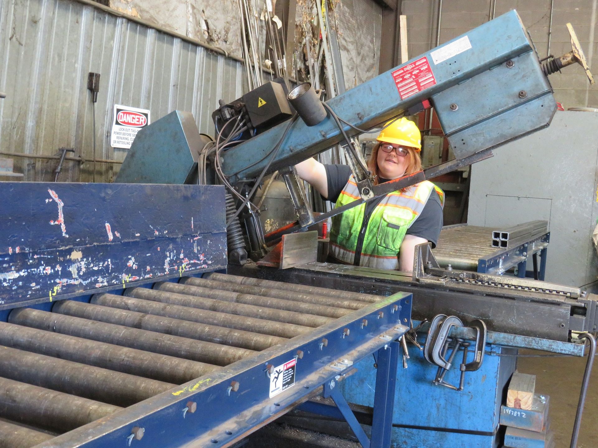 Structural steel being produced in Cincinnati, OH
