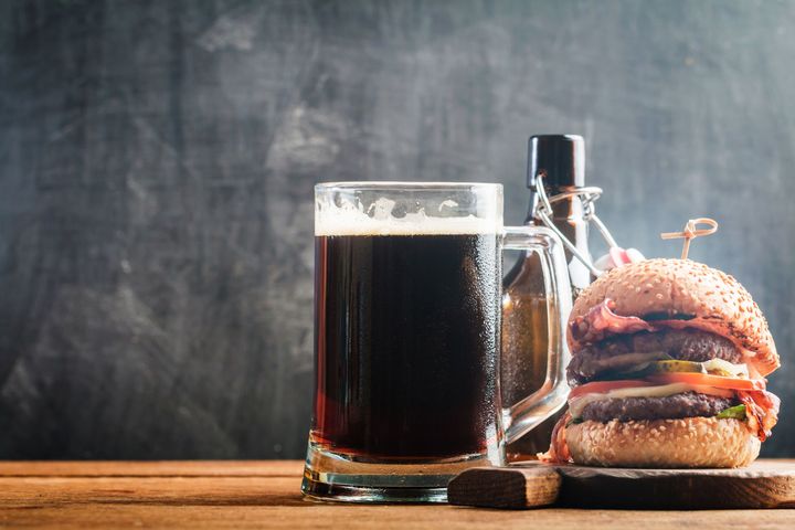 birra e hamburger