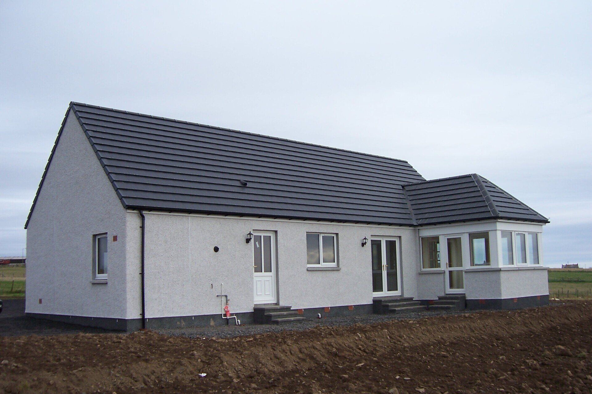 New kit house front elevation