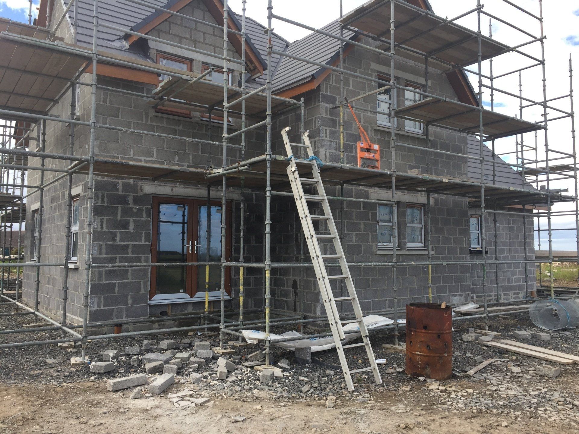 New kit house under construction