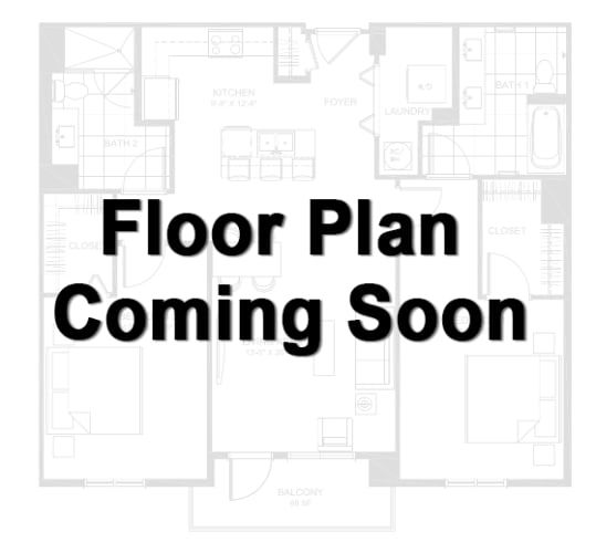 One bedroom one bathroom plan a floor plan
