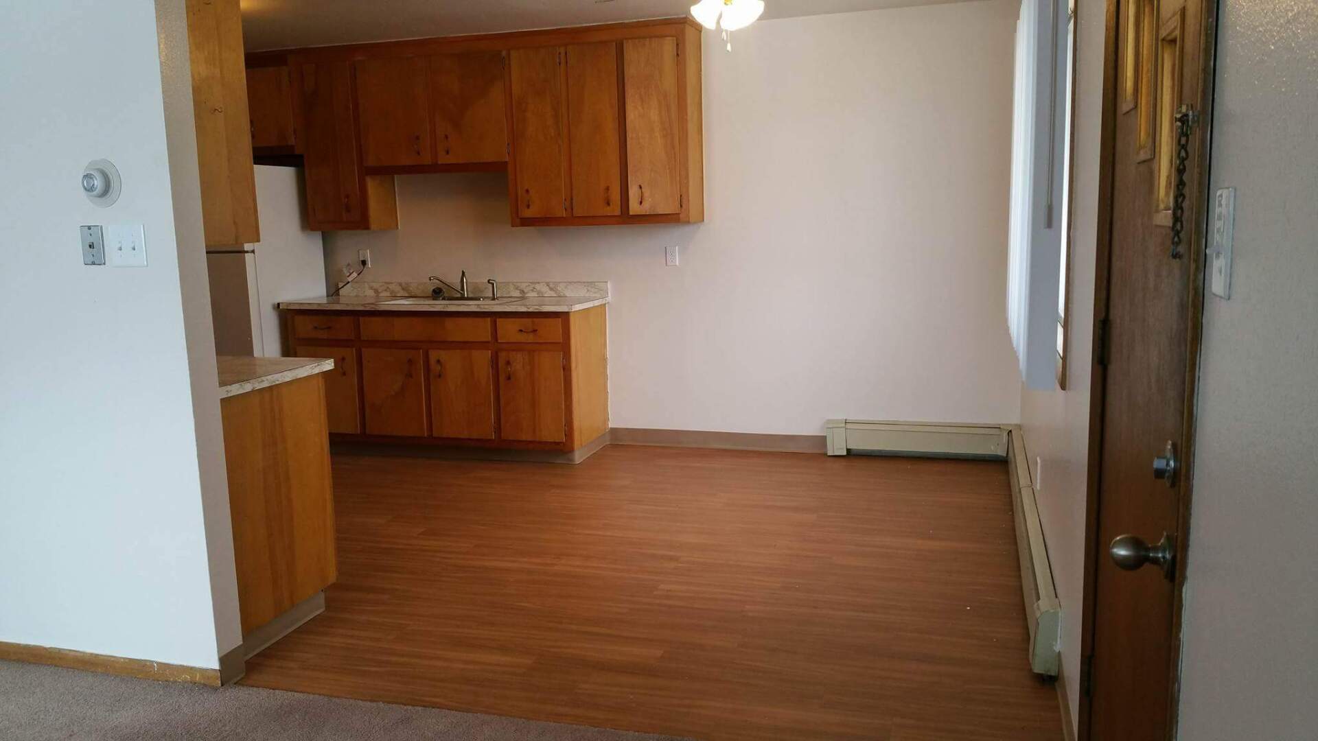 Alternate interior of Gooder Apartments kitchen
