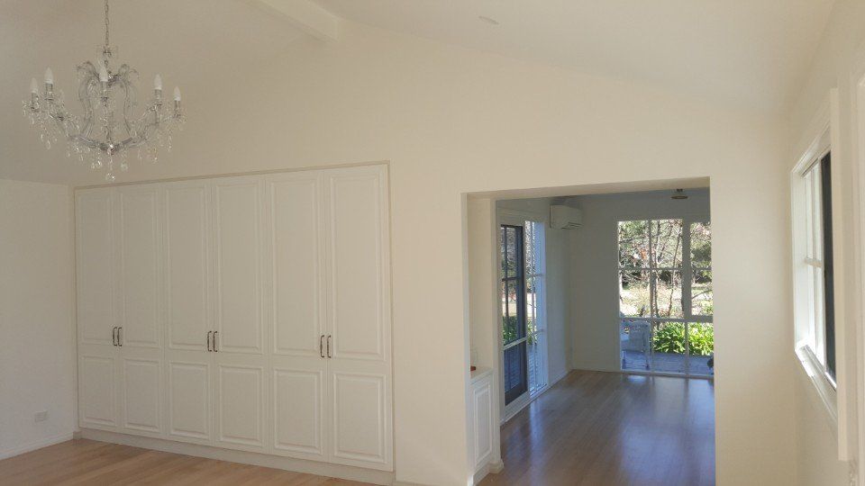 View of closets